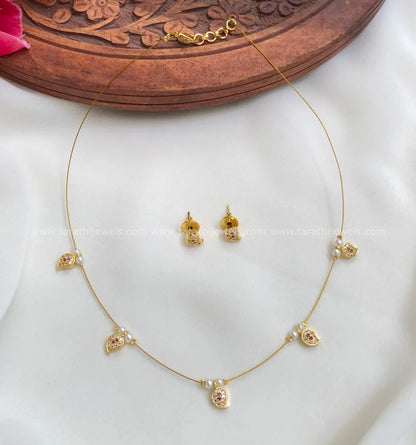 Vaishu Invisible Necklace N721