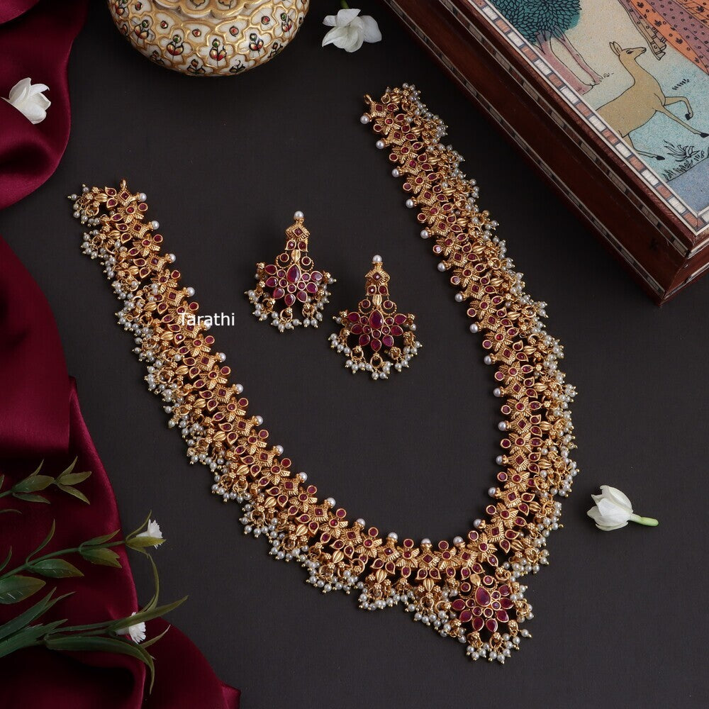 Antique Guttapusalu Long Haaram HA57