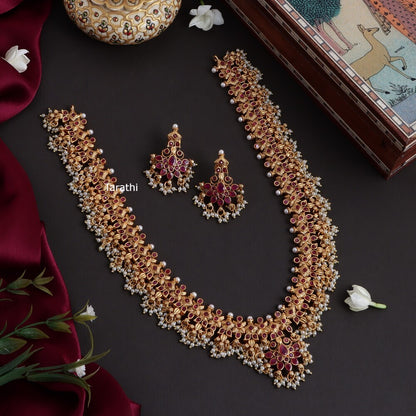 Antique Guttapusalu Long Haaram HA57