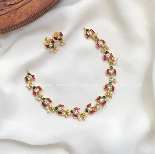 Lotus Jadau Choker CH351