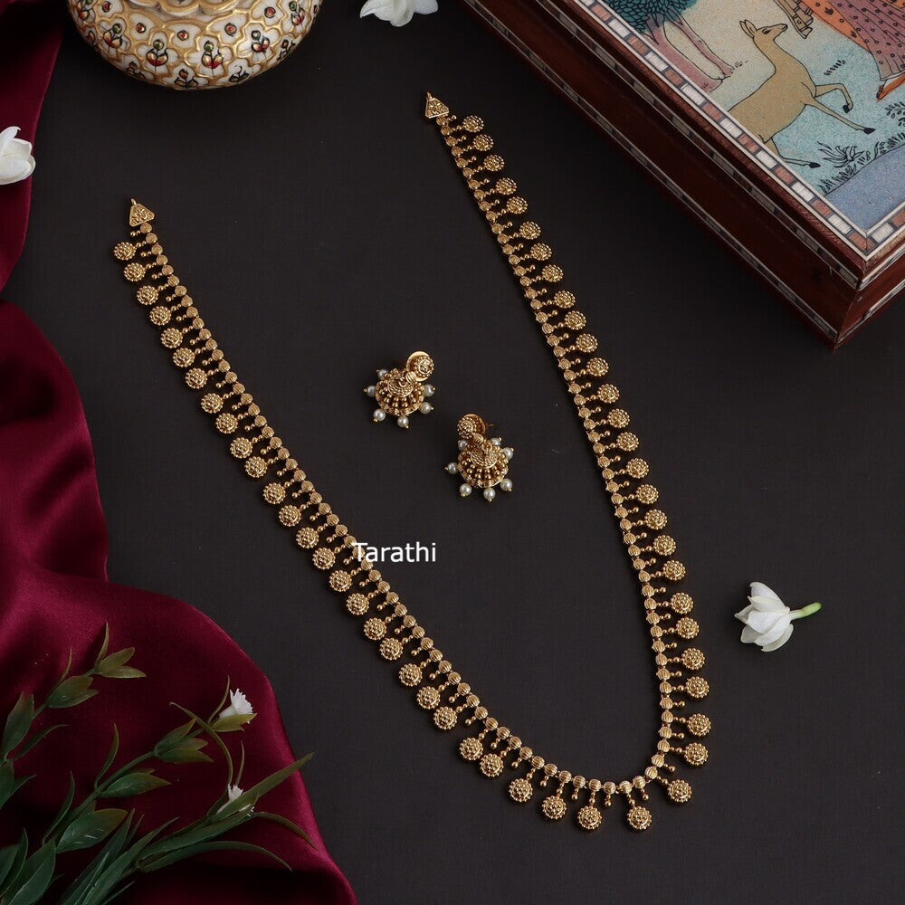 Gold Finish Long Haaram HA108