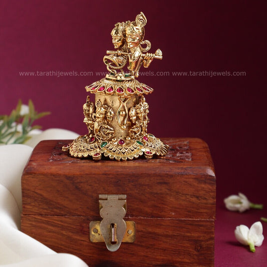 Radhai & Krishna Kumkum Box KK10