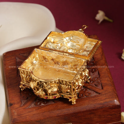 Lakshmi Devi Kumkum Box KK34