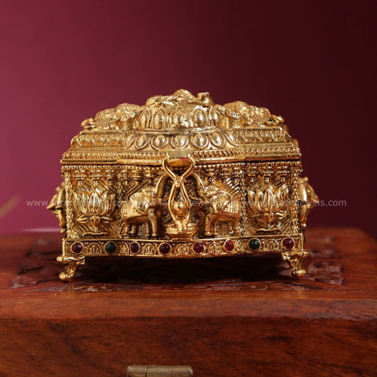 Lakshmi Devi Kumkum Box KK34