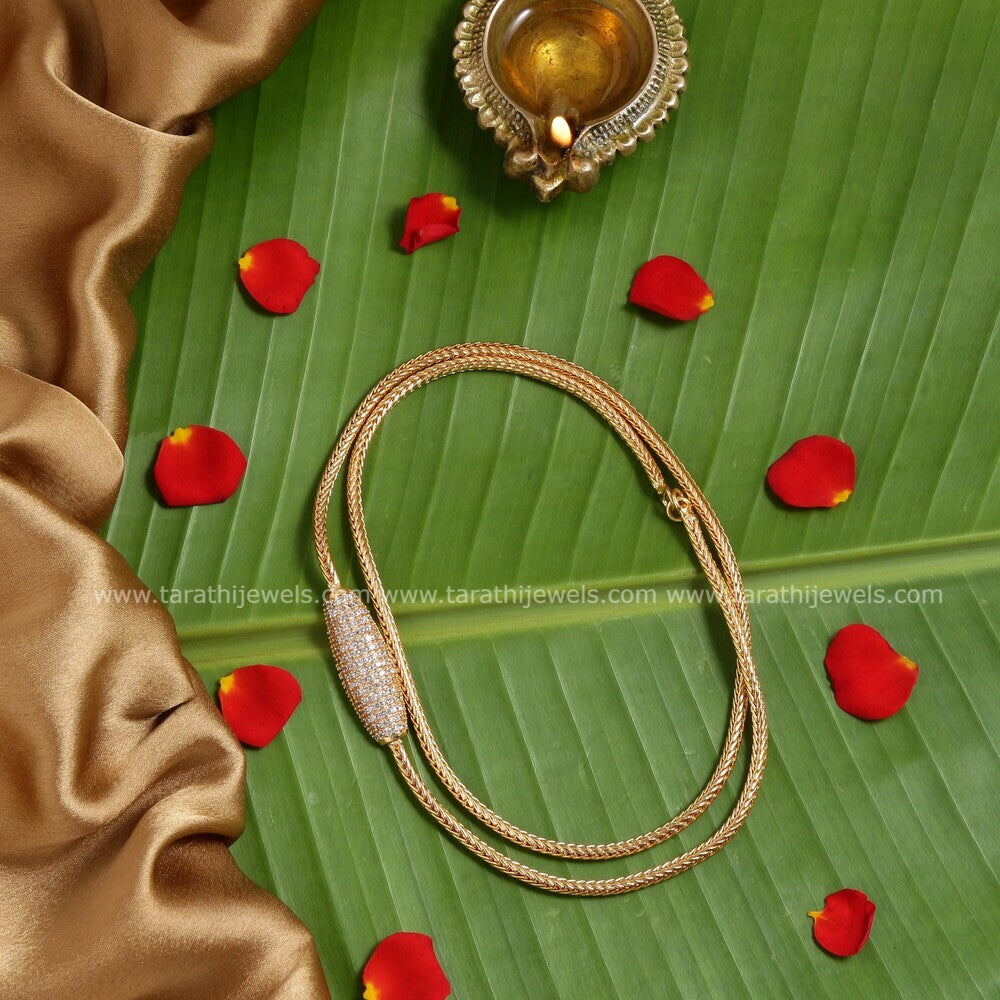 Traditional Ad stone Mogappu Chain MC13