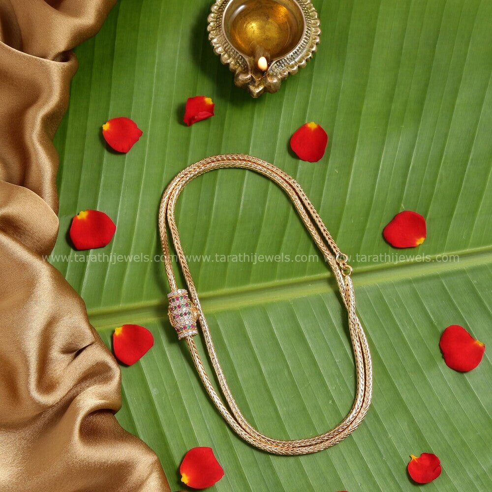 Traditional Ad stone Mogappu Chain MC14