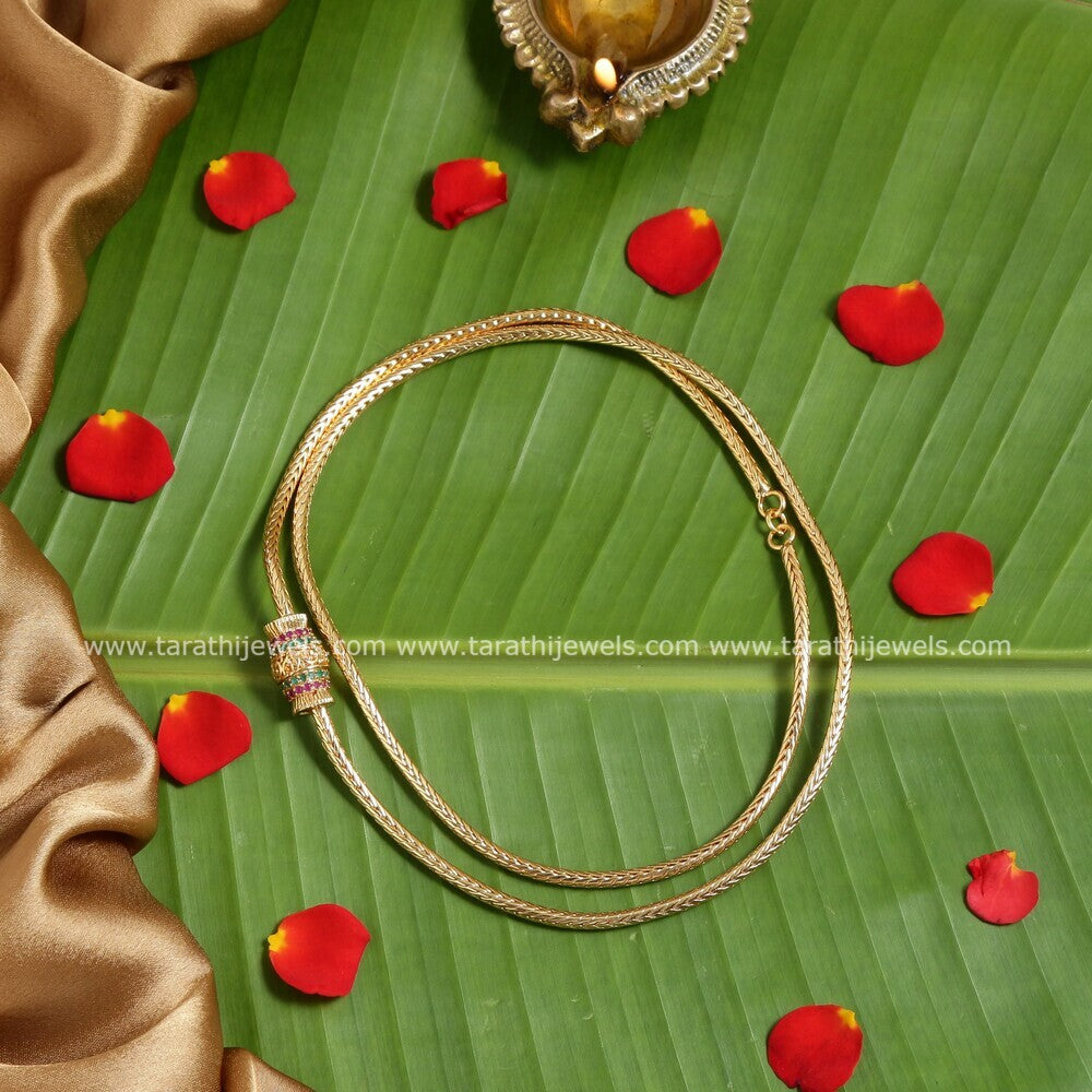 Traditional Ad stone Mogappu Chain MC17