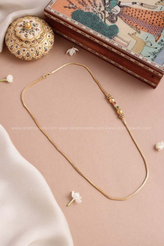Traditional Ad stone Mogappu Chain MC21