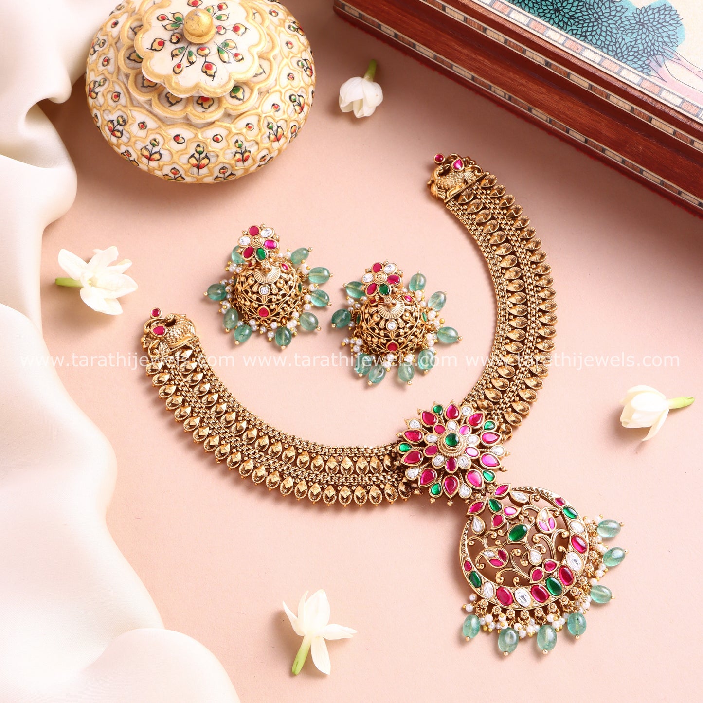 Tarathi Jadau Kundan Necklace N1008