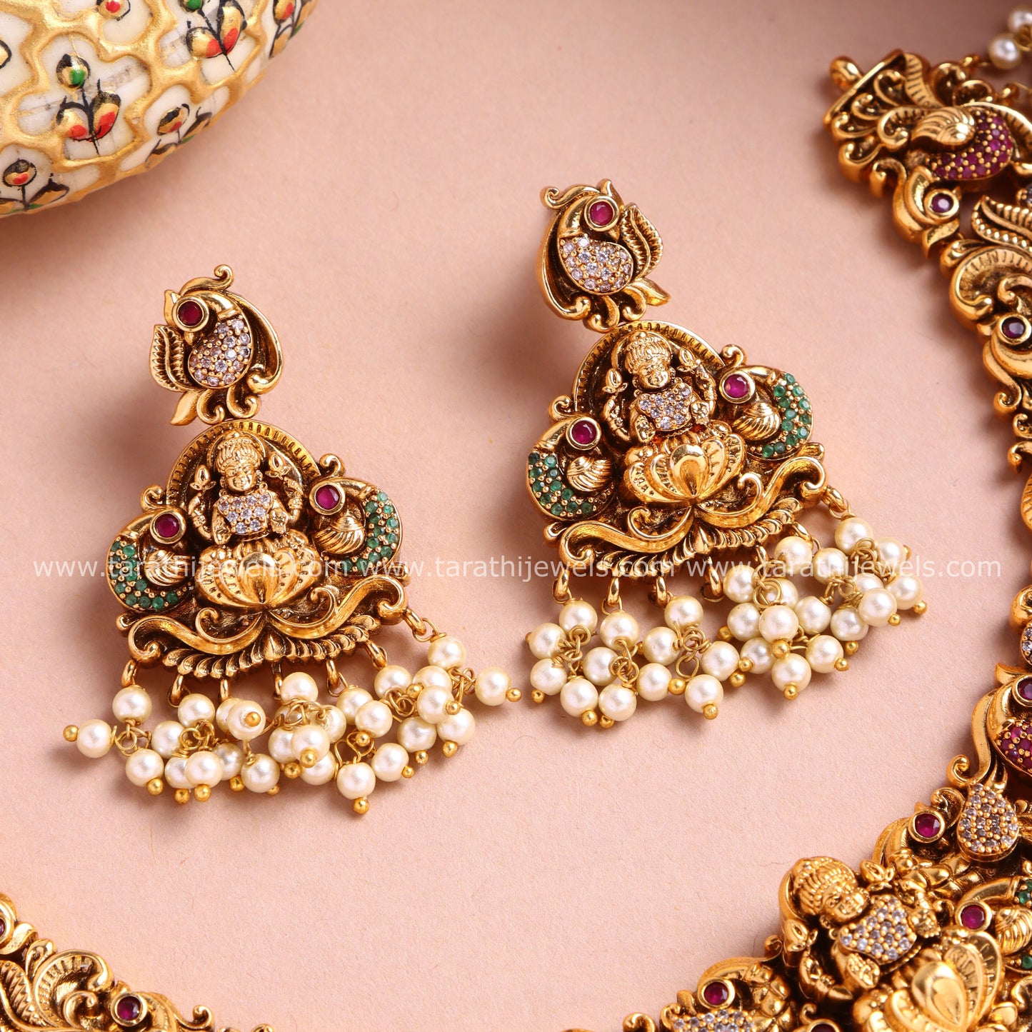 Antique Nagas Lakshmi Necklace N1009