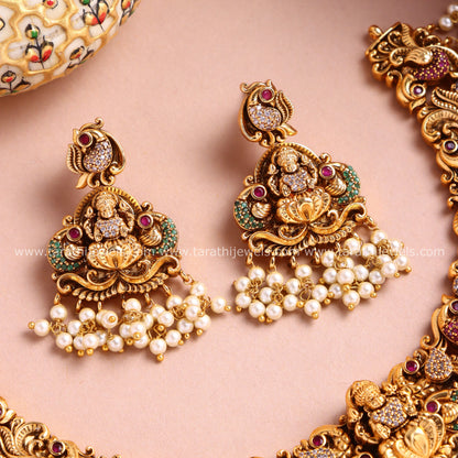 Antique Nagas Lakshmi Necklace N1009