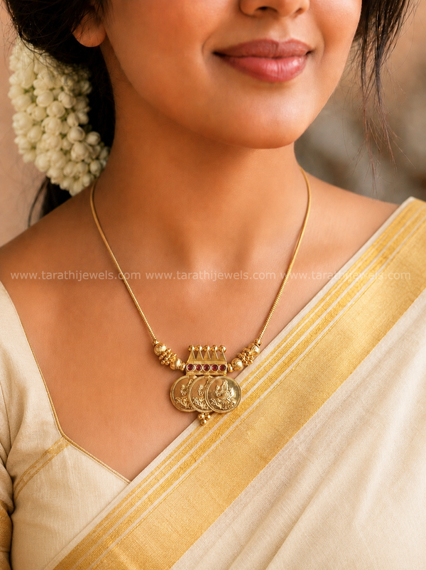 Lakshmi Coin Necklace N1014