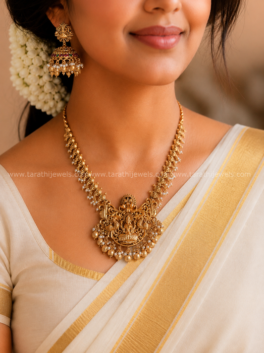 Guttapusalu Lakshmi Necklace N1035