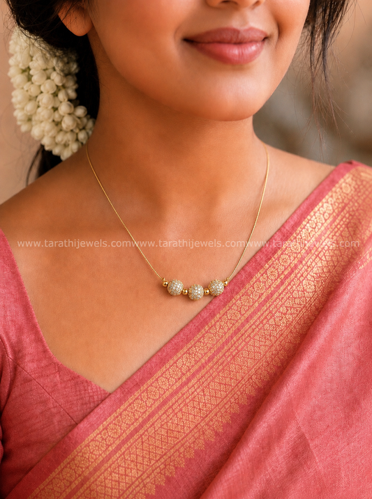 Simple Invisible Necklace N1040