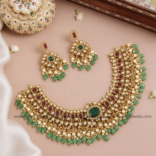 Rithvika Kundan Jadau Necklace N1046