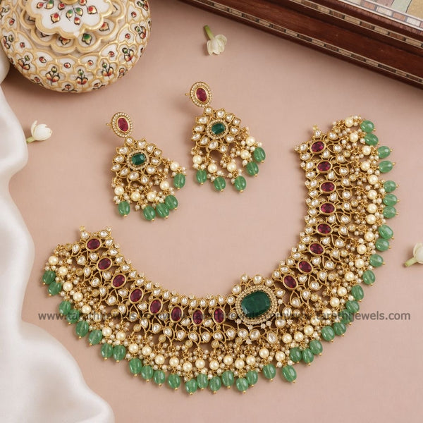 Rithvika Kundan Jadau Necklace N1046