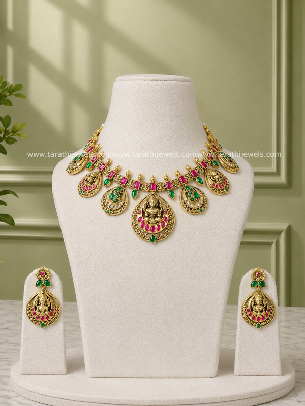 Tarathi Jadau Kundan Necklace N1072
