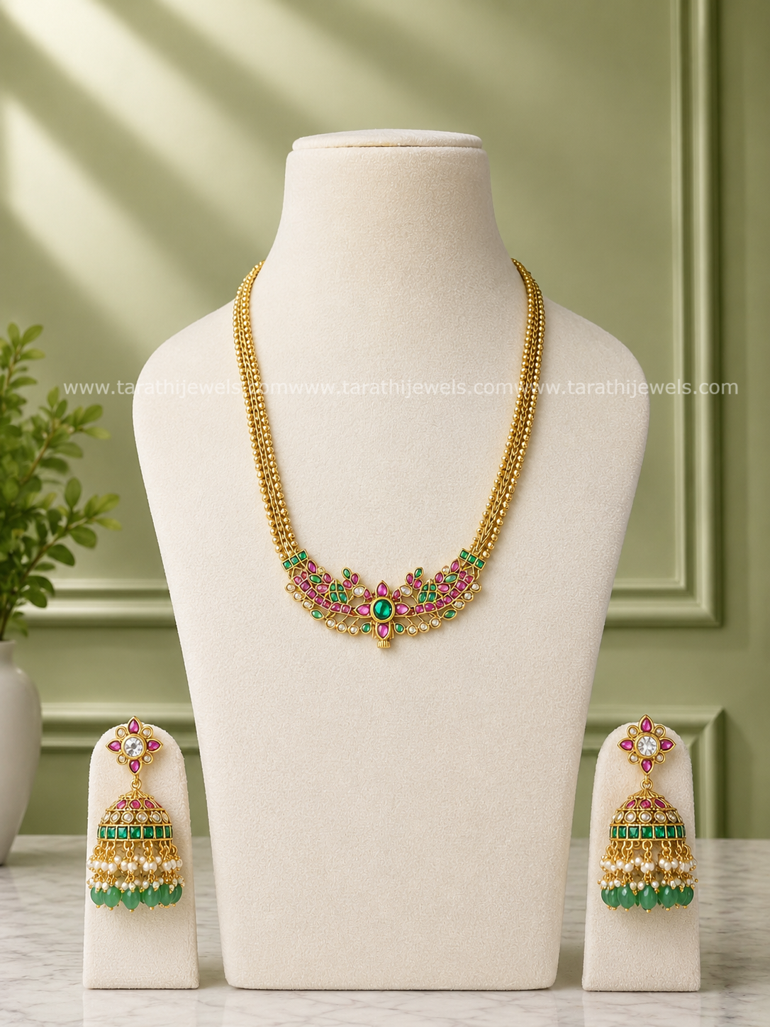 Tarathi Jadau Kundan Necklace N1081