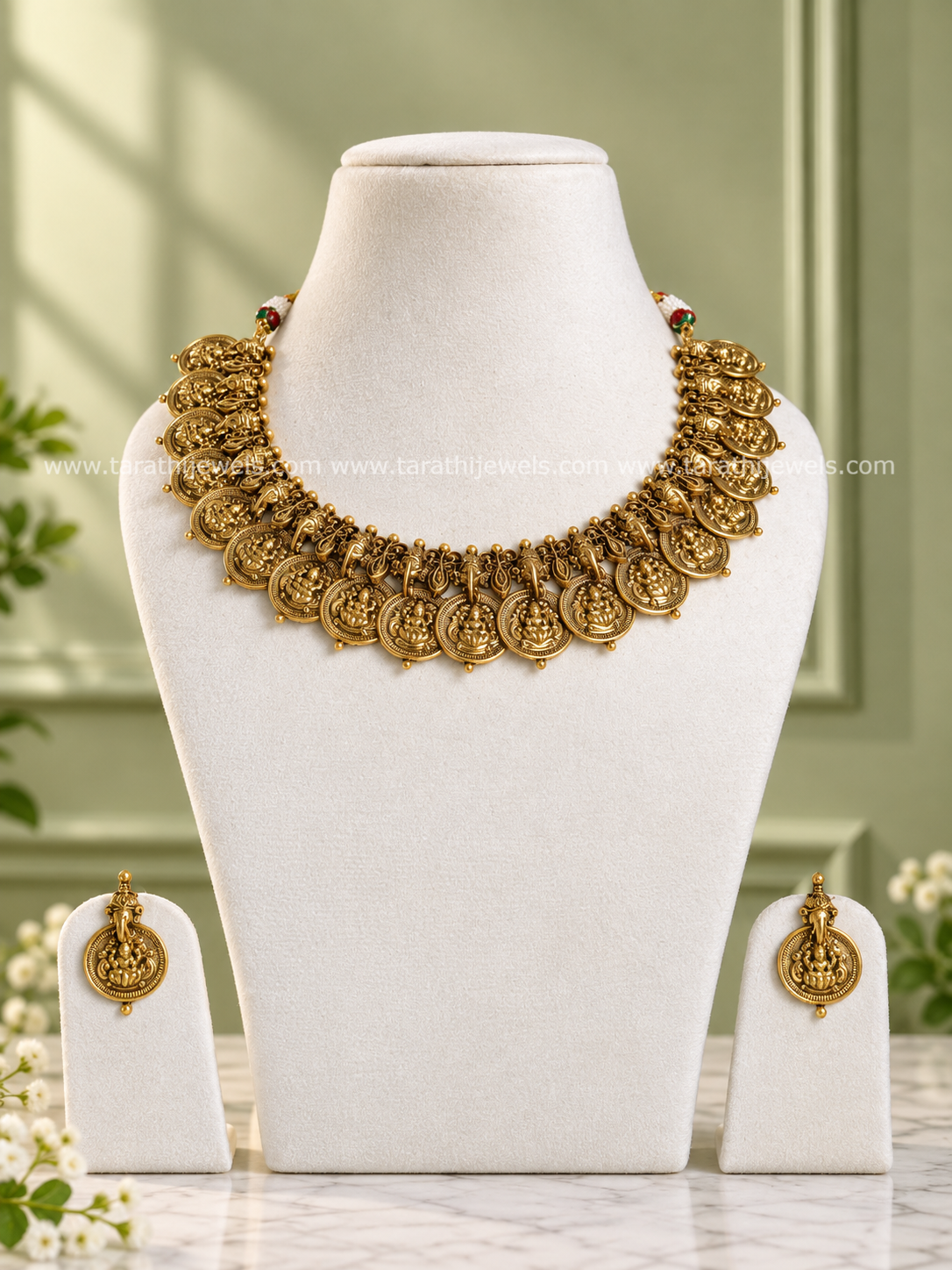 Antique Lakshmi Coin Necklace N1087