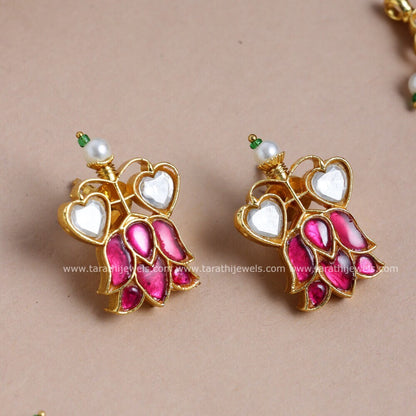 Lotus Jadau Necklace N1095