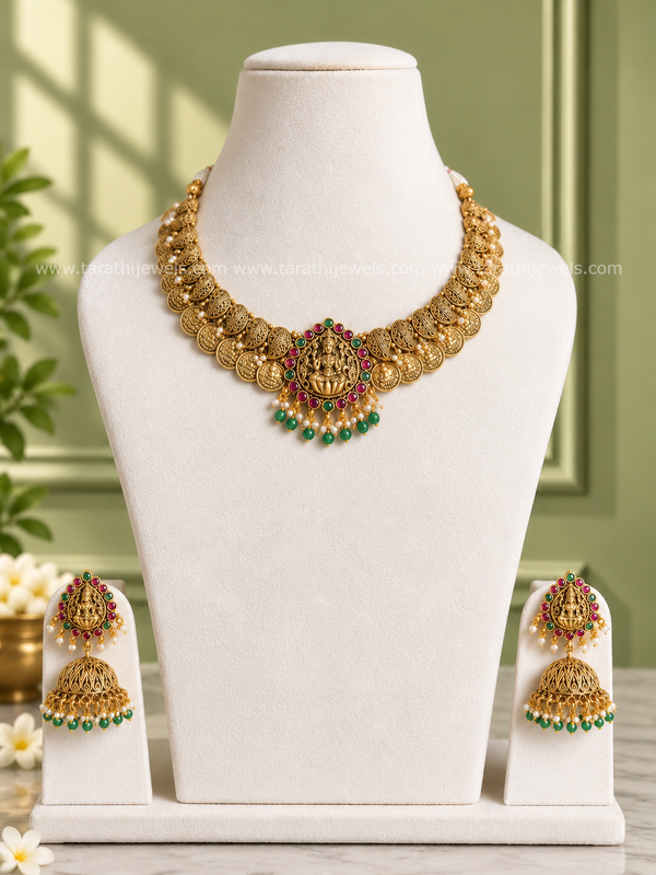 Lakshmi Chakra Coin Necklace N1098