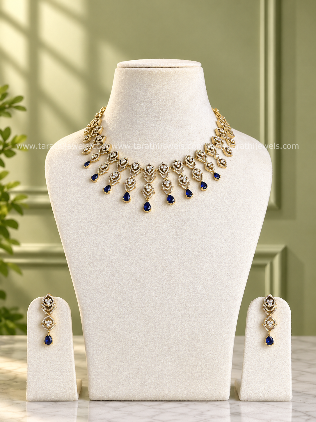 Sahana Ad Necklace (Purple) N1140