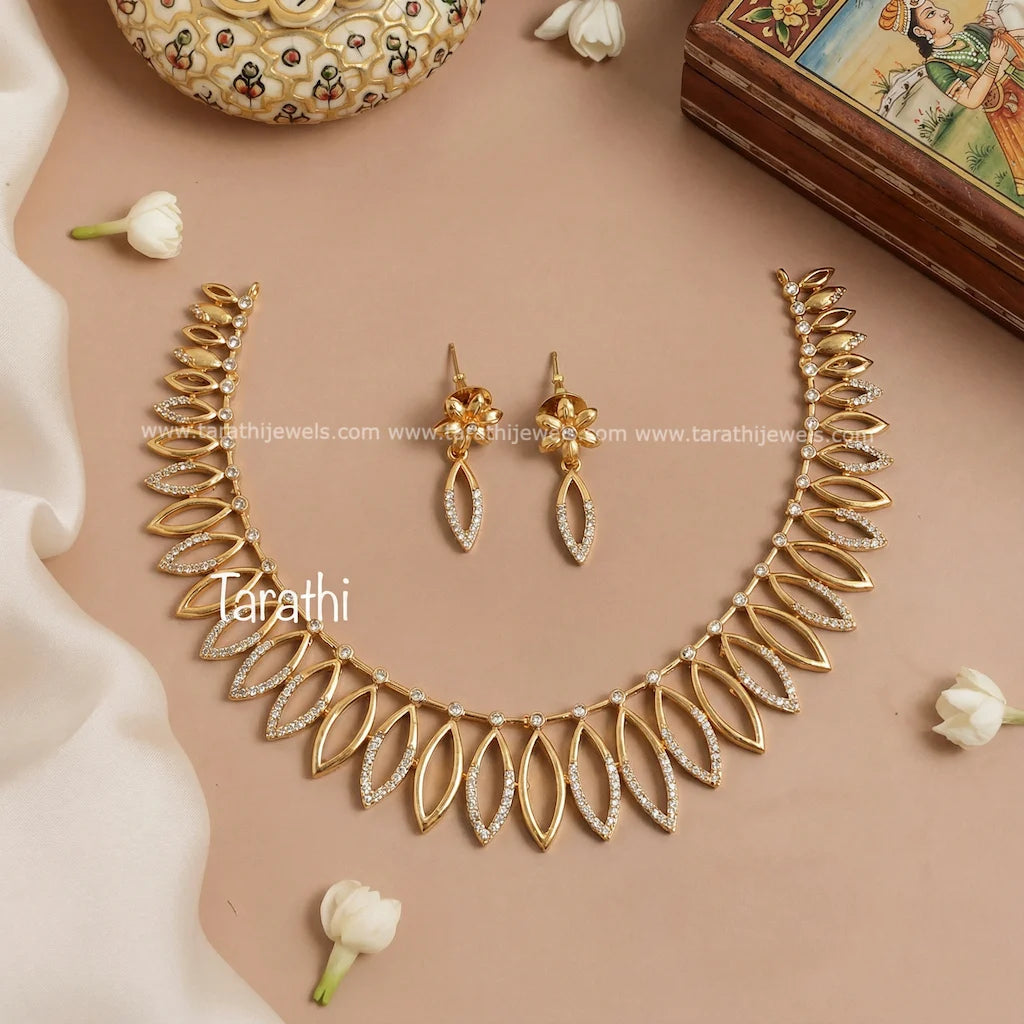 Ad Partywear Stone Necklace N844