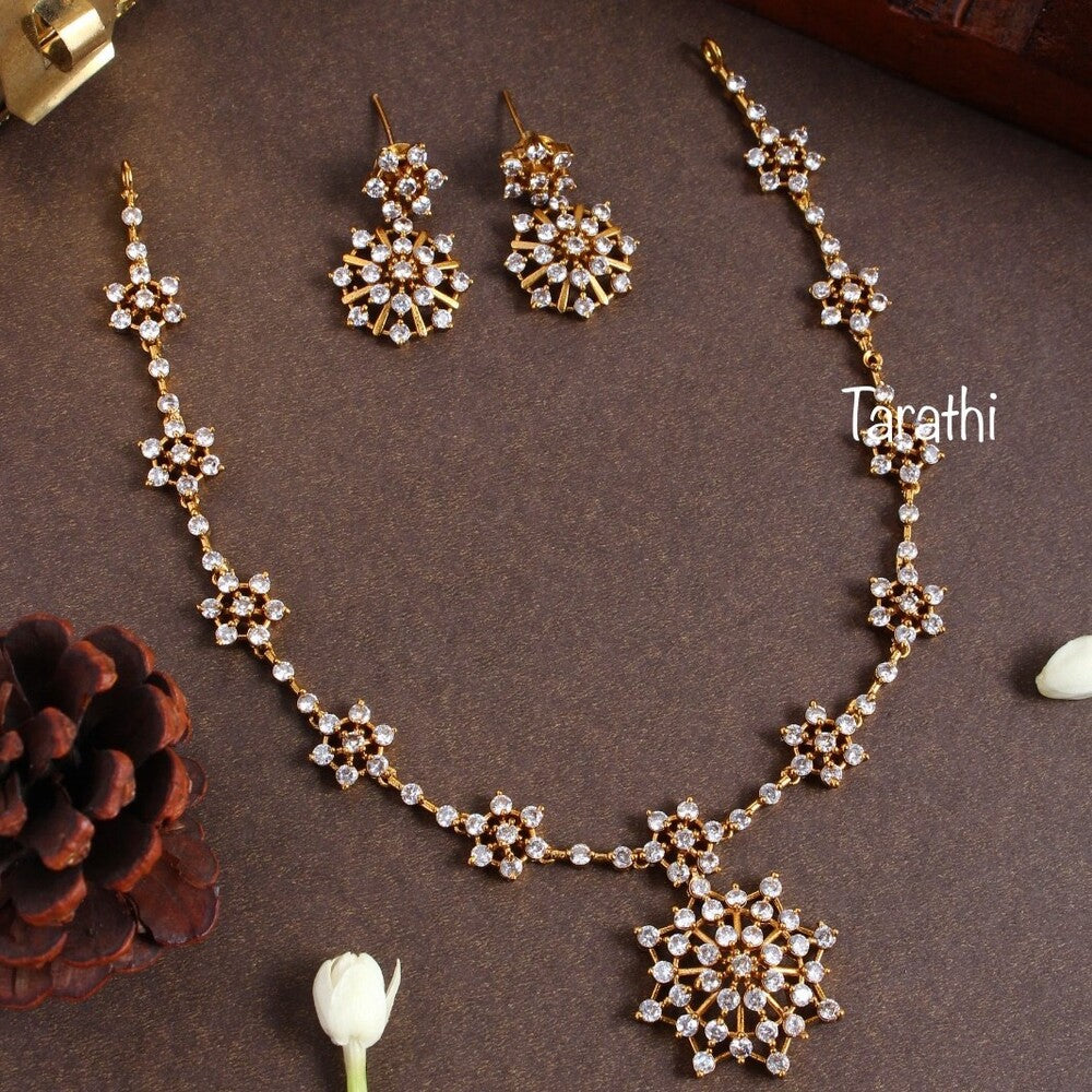 Amazing Diamond Look alike Necklace N232
