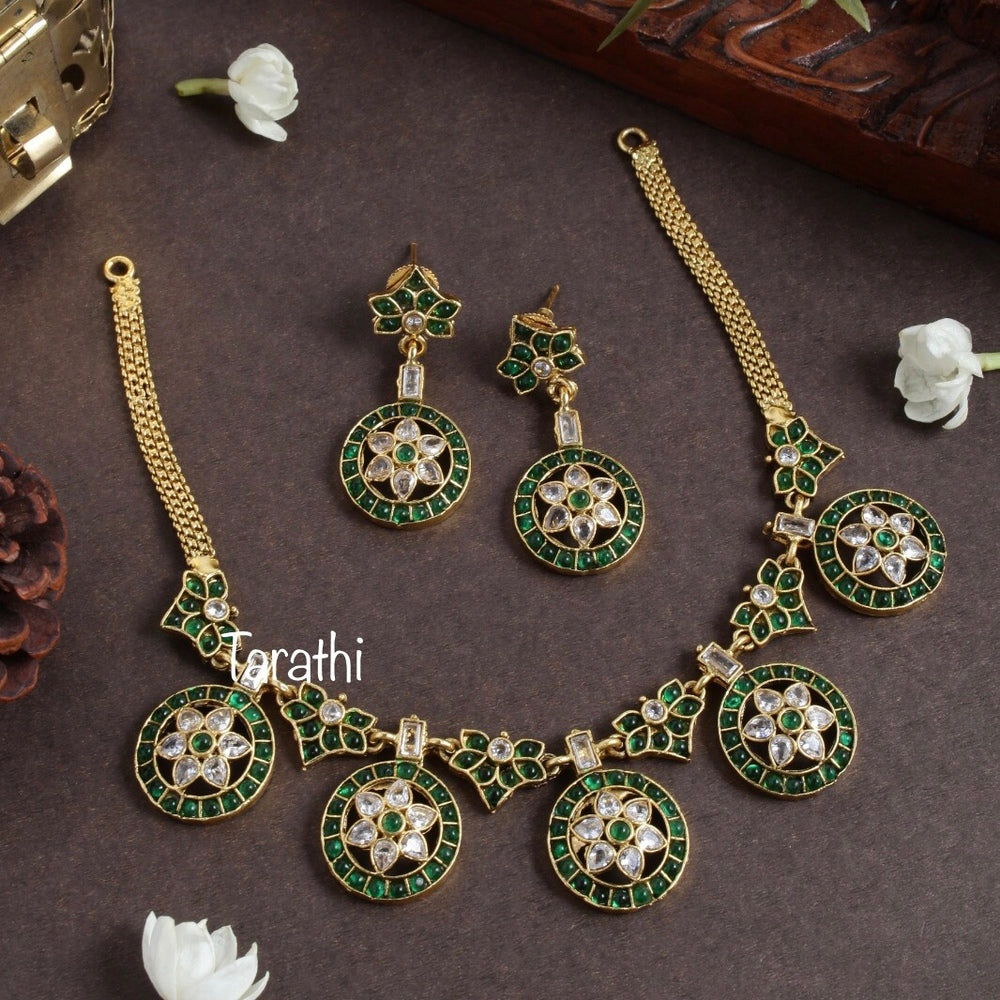 Premium Quality Real Kemp Floral Neckpiece N247