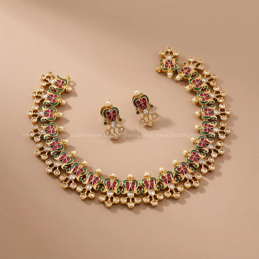 Amazing Peacock Design Necklace  N867