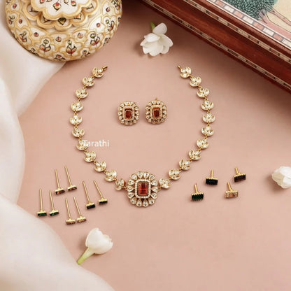 Antique Gold finish Interchangeable Neckpiece N417