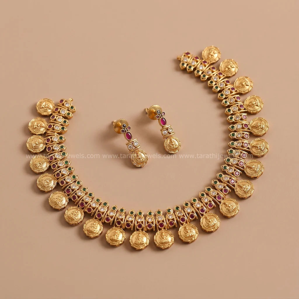 Lakshmi Coin Necklace N870