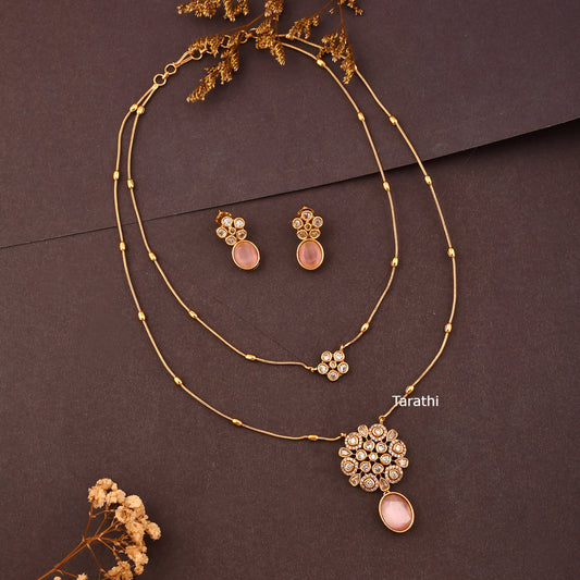 Saanya double layer Neckset N434