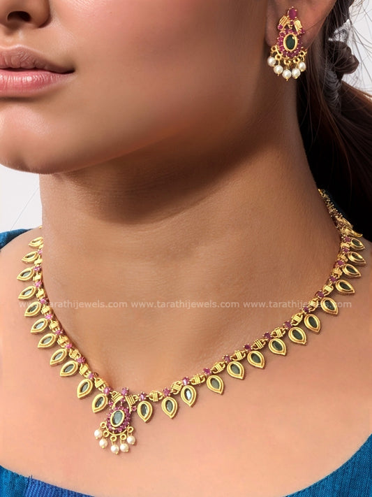 Kerala Traditional Palakka Necklace N476