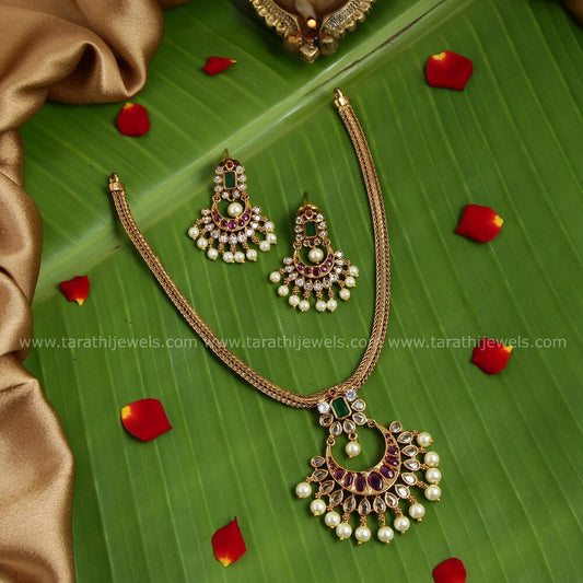 Prashanthi Half Moon Necklace N491