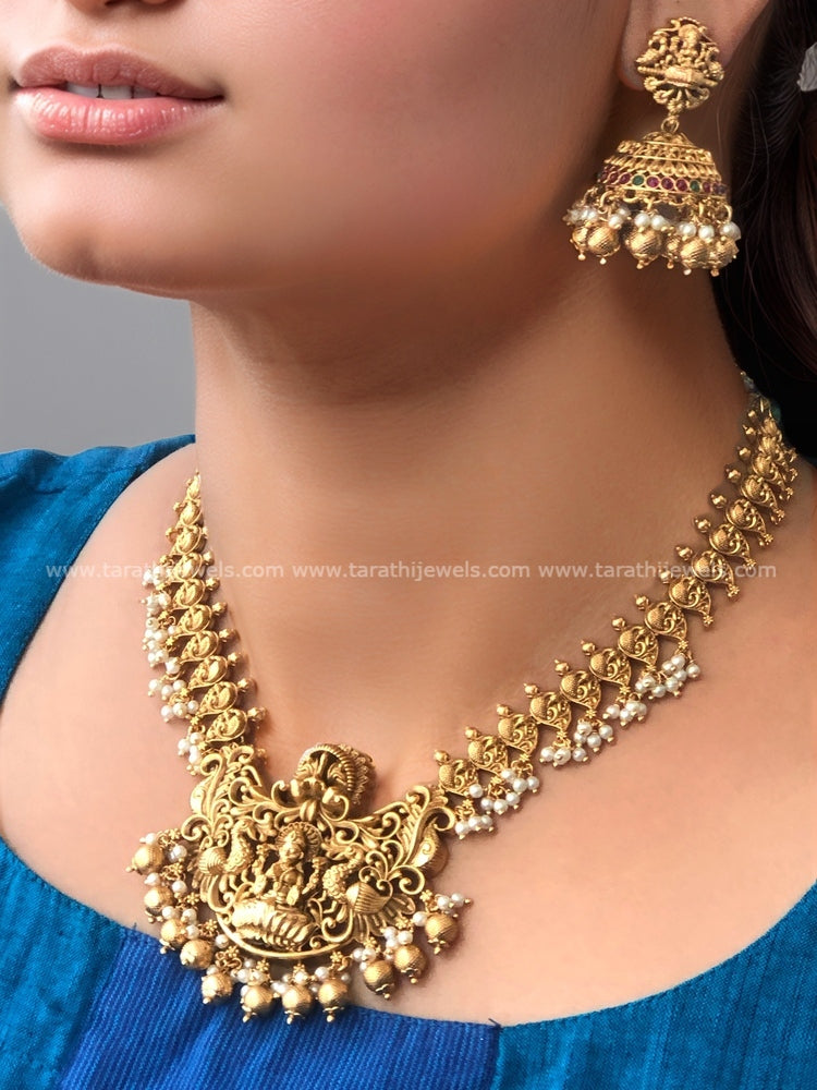 Guttapusalu Lakshmi Necklace N492