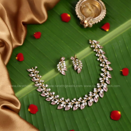 Leaf Design Partywear Necklace N508