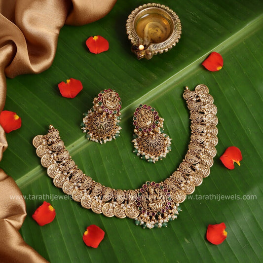 Lakshmi Chakra Coin Necklace N548