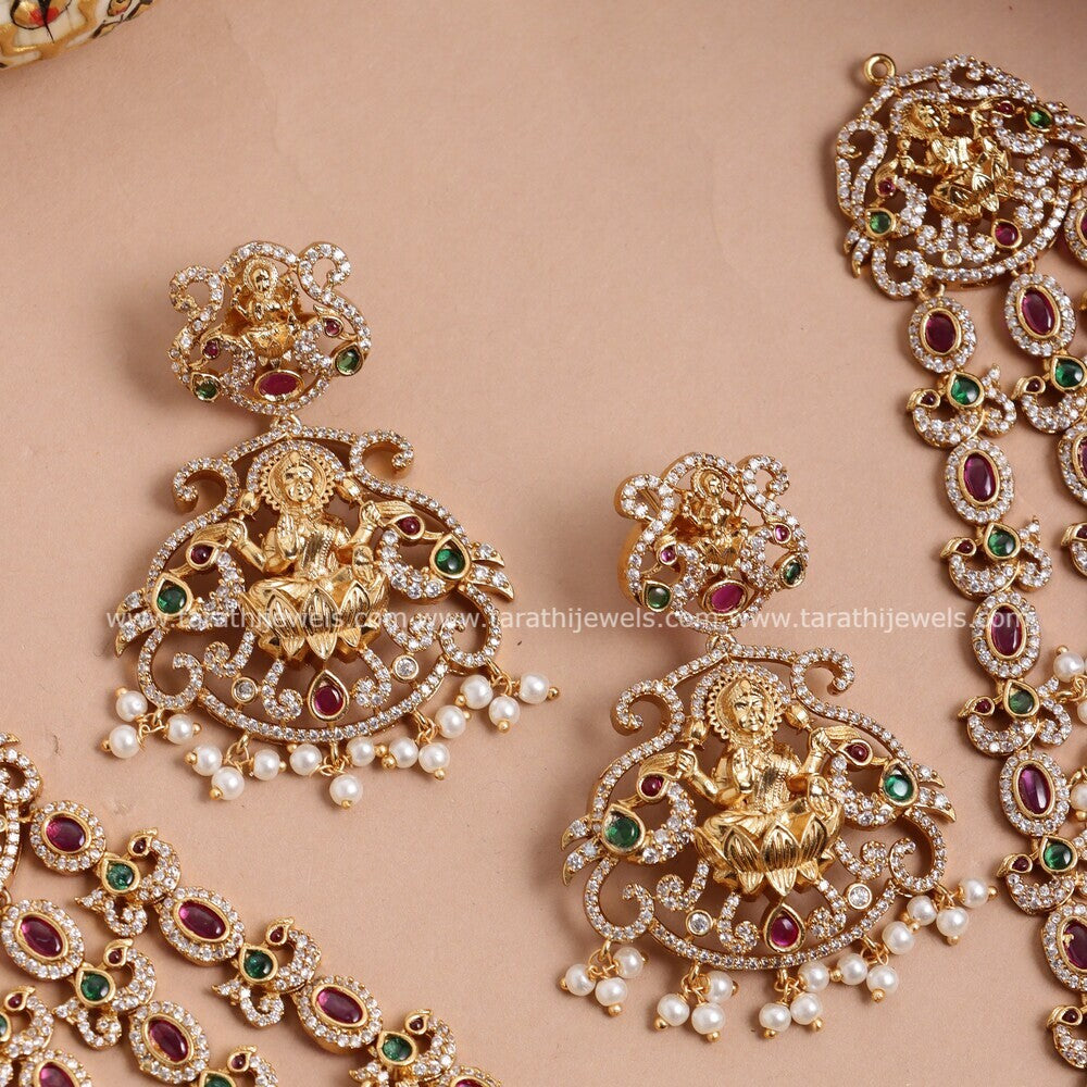 Three layered Lakshmi Guttapusalu Necklace N620