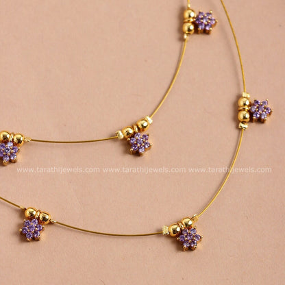 Dual Layered Invisible Necklace N631