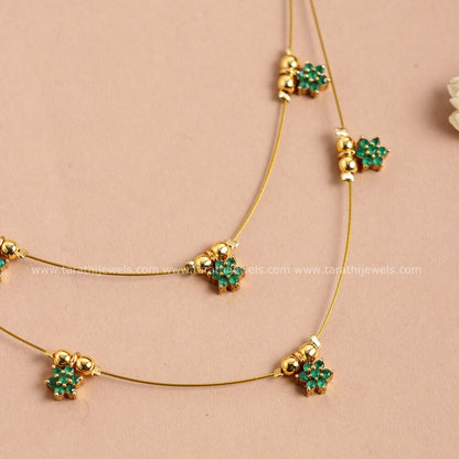Dual Layered Invisible Necklace N633