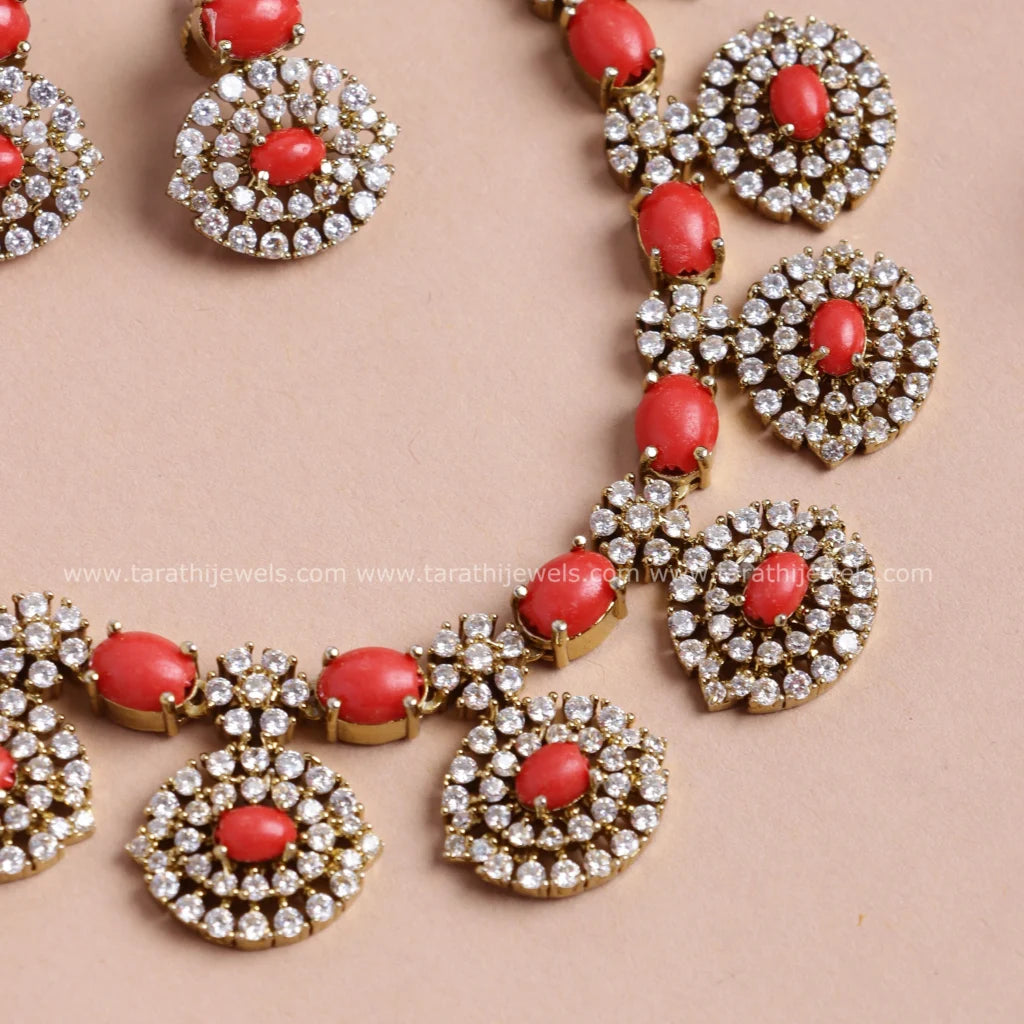 Coral Ad Necklace N771