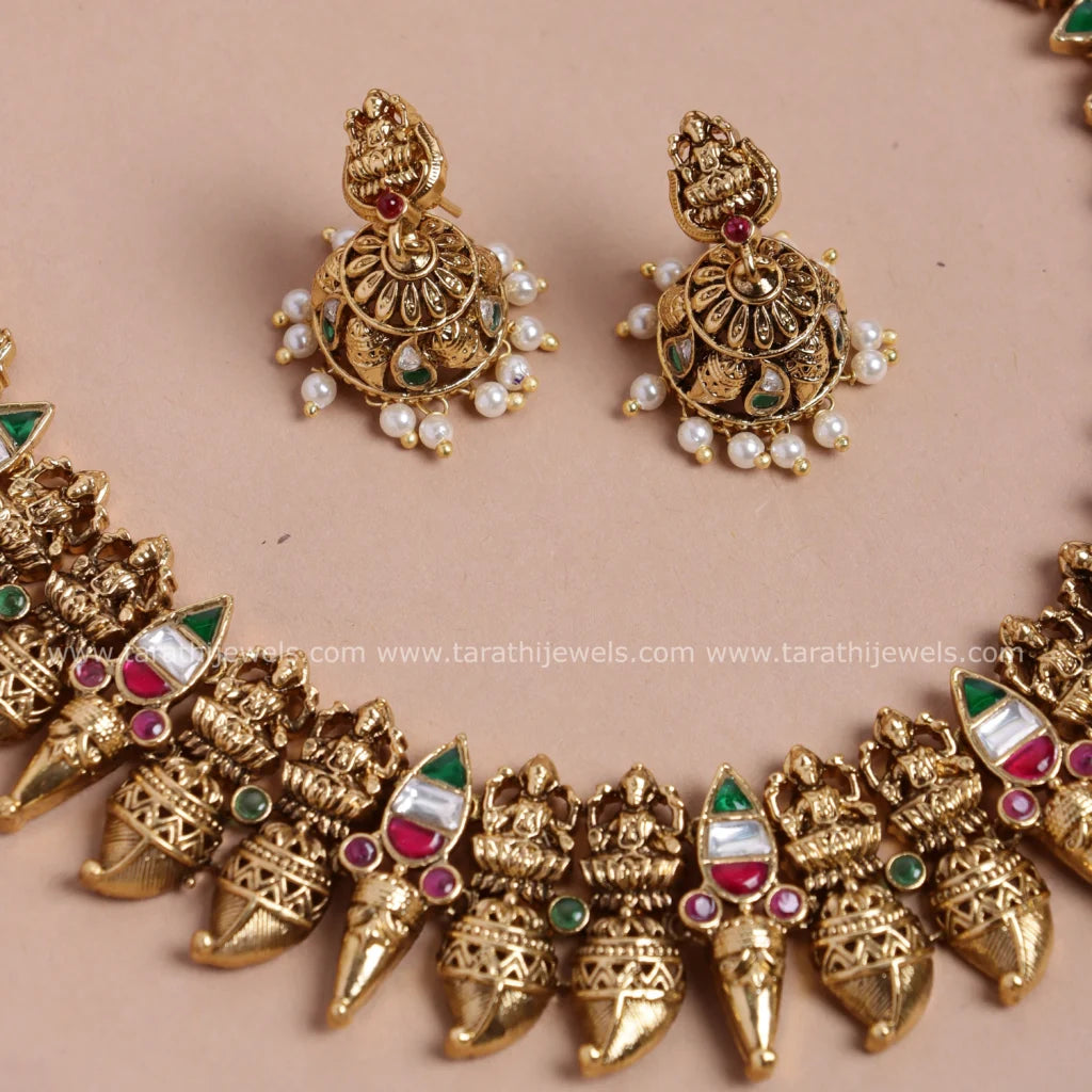 Tarathi Jadau Statement Necklace N782