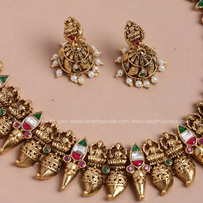 Tarathi Jadau Statement Necklace N782