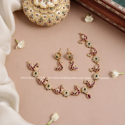 Peacock Necklace N804