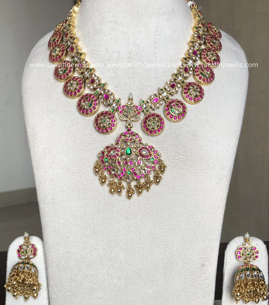 Tarathi Jadau Kundan Long  Necklace N811