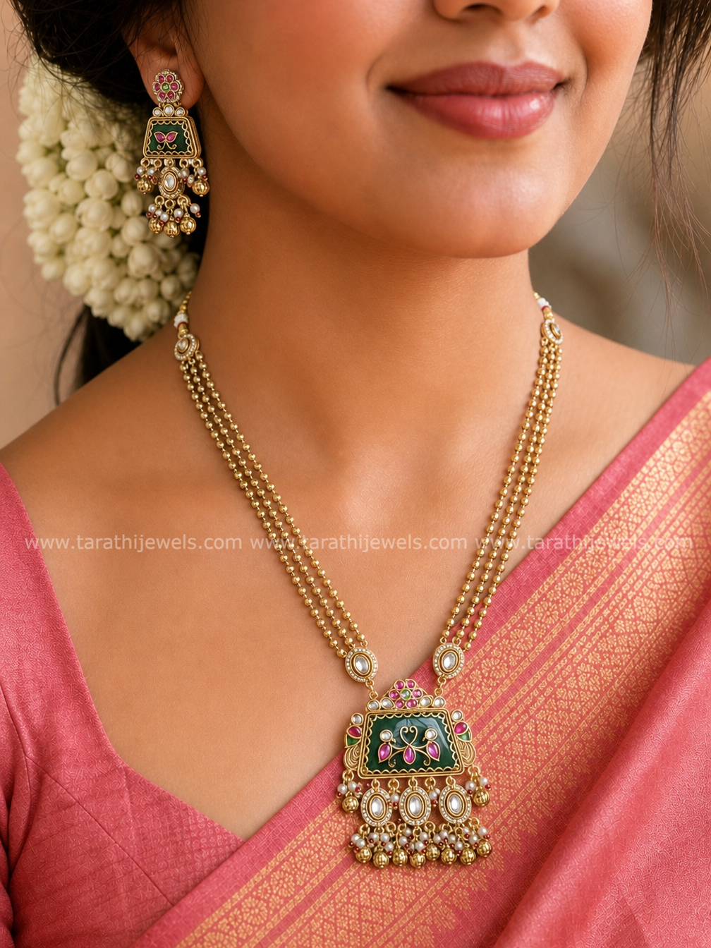 Premium Quality Gold Tone Heritage Jewellery Neck Chain N812
