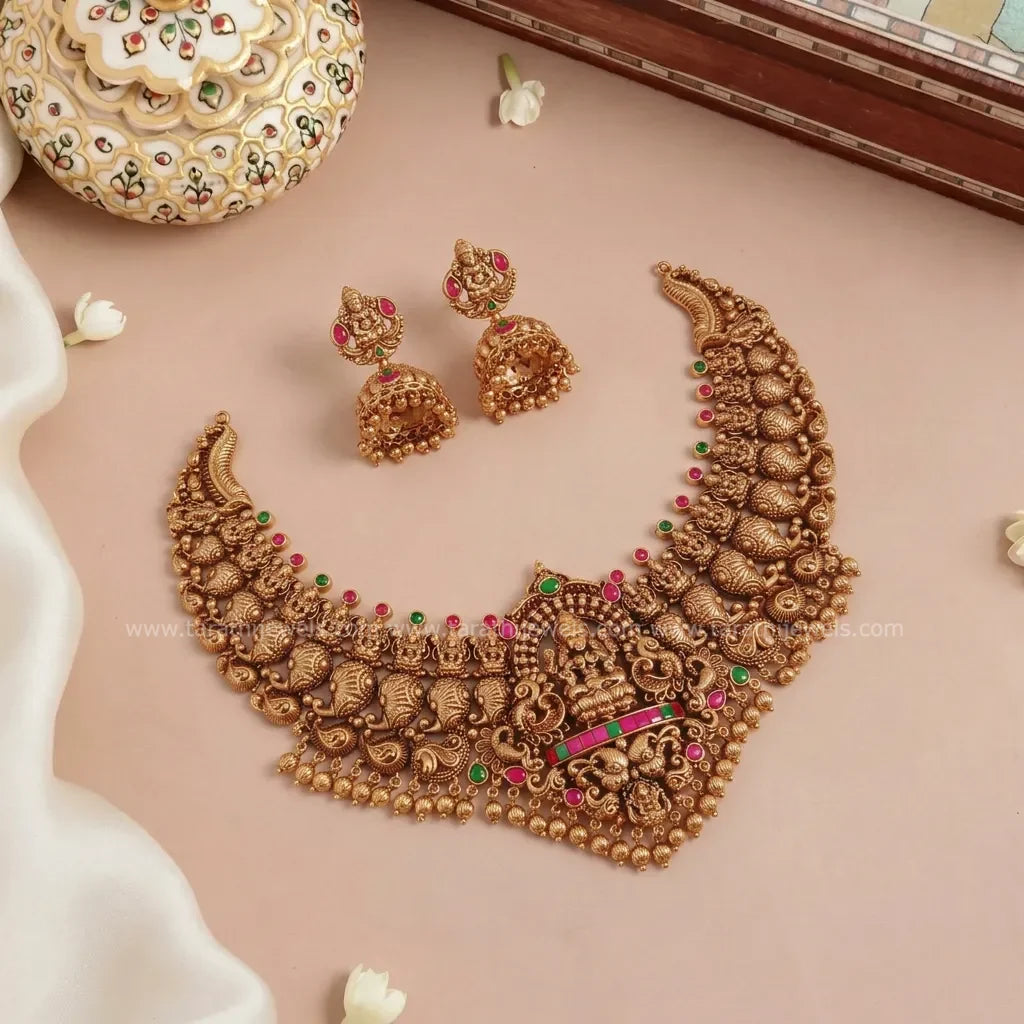 Antique Bridal Temple Necklace N911