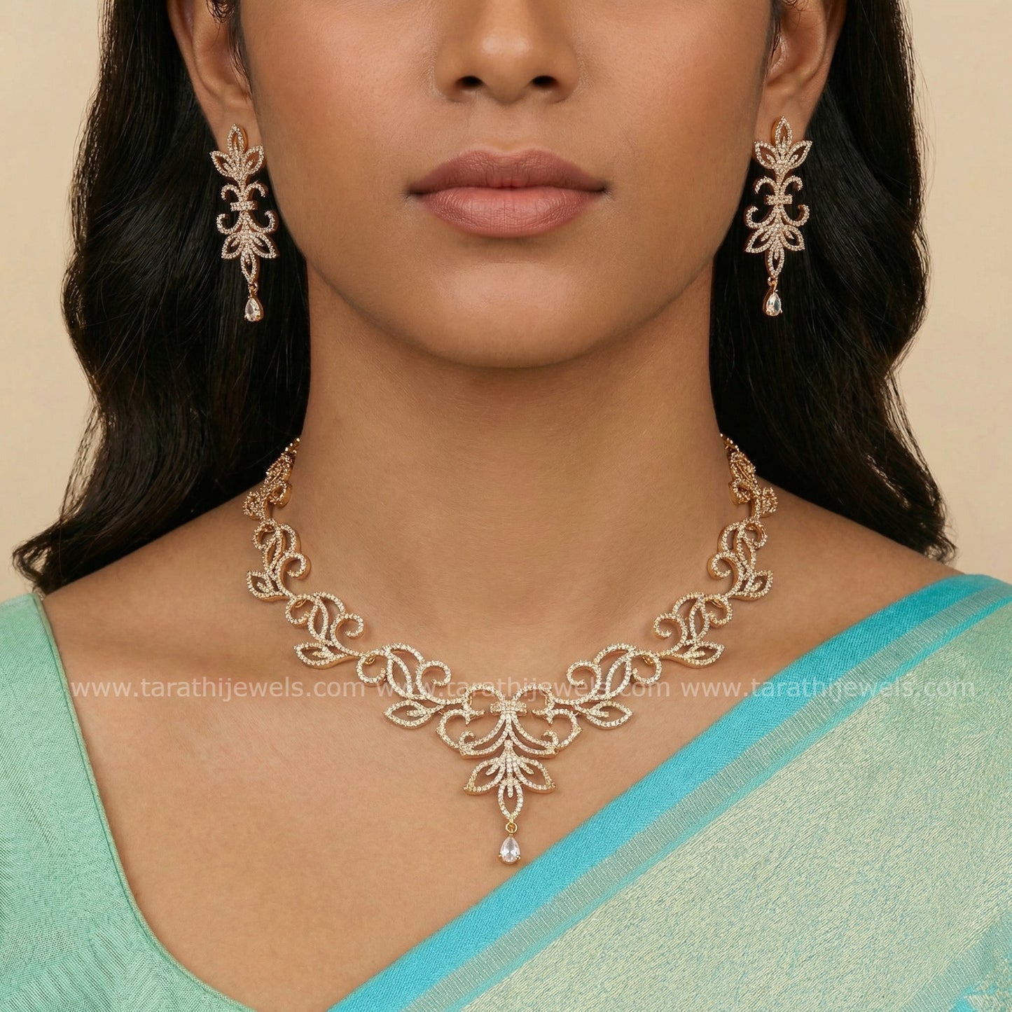 Indo western Ad short Necklace N921