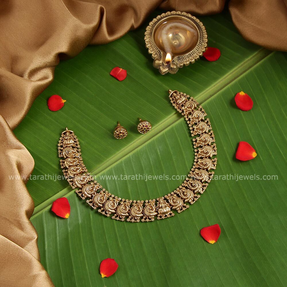 Antique Peacock Necklace N951